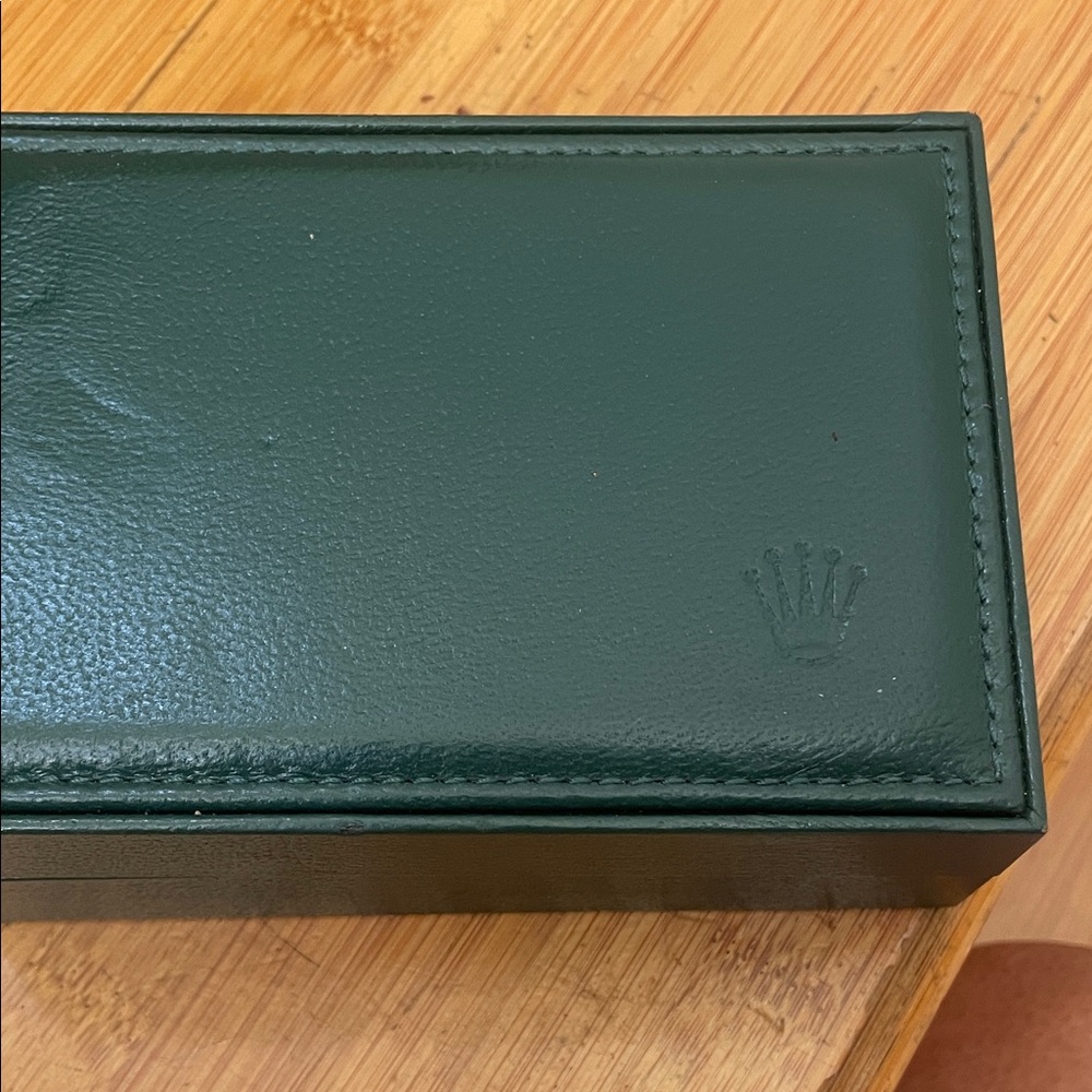 Rolex Green Leather Watch Box